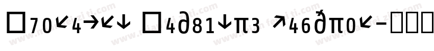 SharePro Semibold Regular字体转换